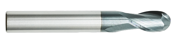HRC58° nano black coated milling cutter