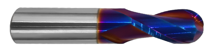 HRC60° Nano Blue Coated Milling Cutter