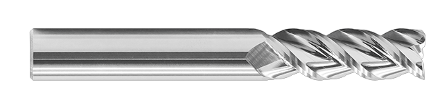 HRC55°3Flute milling cutter for aluminum