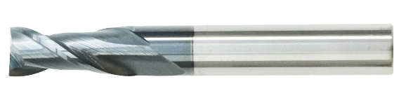 2F milling cutter for steel coating nano black