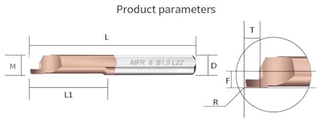 Boring Tool MFR for face grooving