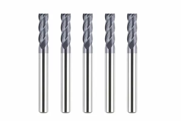 1/4" TiAlN-Coated Carbide 4-Flute End Mill