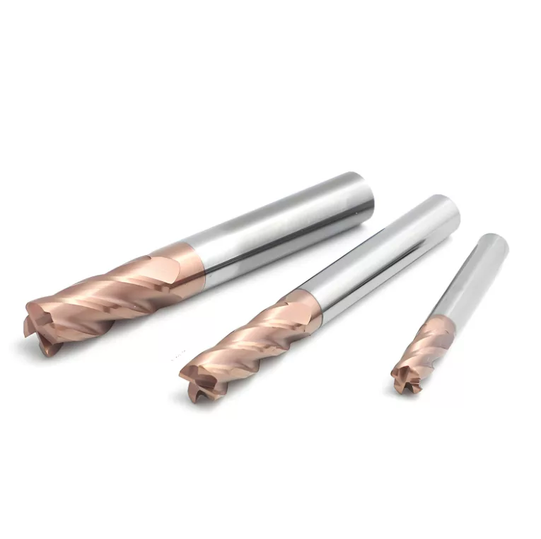 4-Flute Round Nose End Mill HRC56°